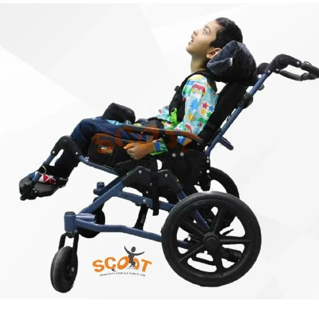 Aluminium Tilt in CP Wheelchair, Patient Type: Child