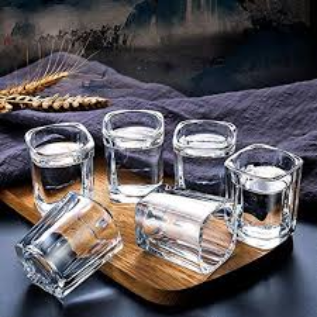 Shot Glasses Set Durable Clear Glass for Tequila Vodka Parties Home Bar and Gifting