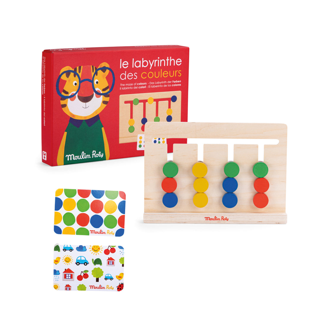 Moulin Roty Colour Maze Logic And Problem Game