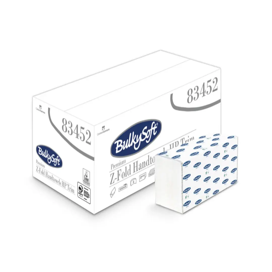 Blue 1-Ply V-Fold Hand Towels – 3600 Sheets | Wholesale UK Cleaning Supply