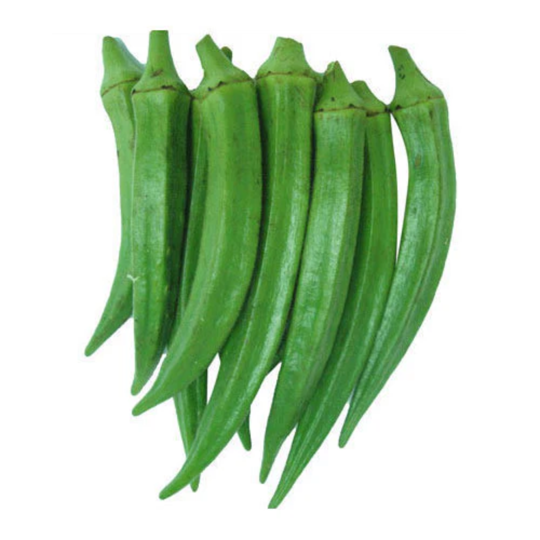 Green Short Okra for Crisp Cooking and Farm Fresh Quality