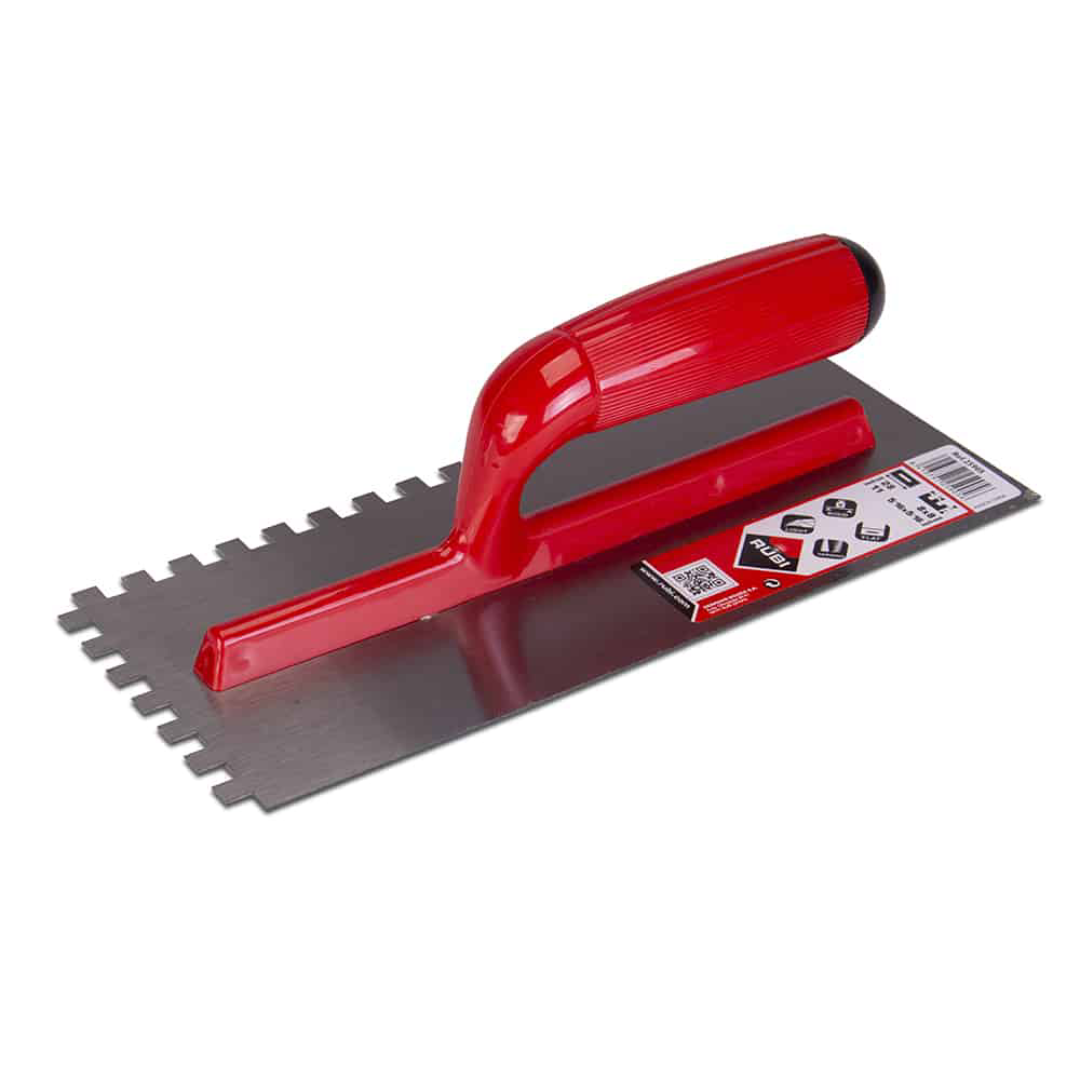 Wholesale Rubi 28x12cm Steel Notched Trowel 25906 Supplier Uzbekistan