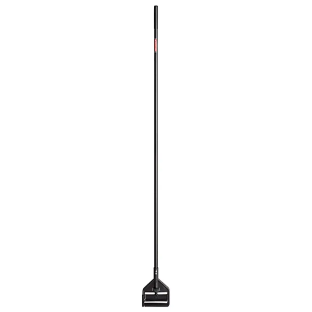 Rubbermaid Heavy-Duty Plastic Side-Gate Mop Handle – Black | USA Supplier