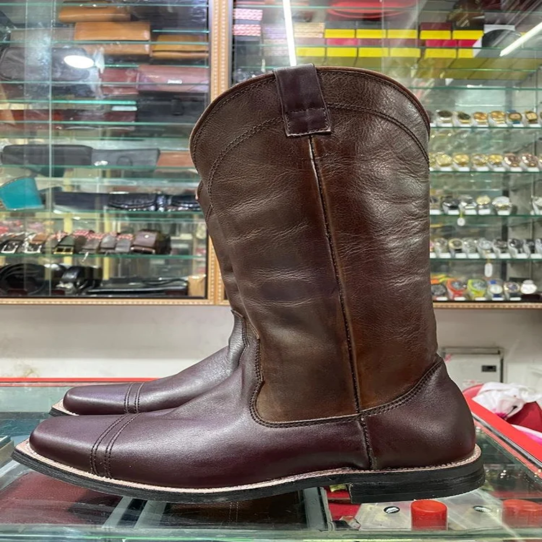 Leather Cowboy Boots