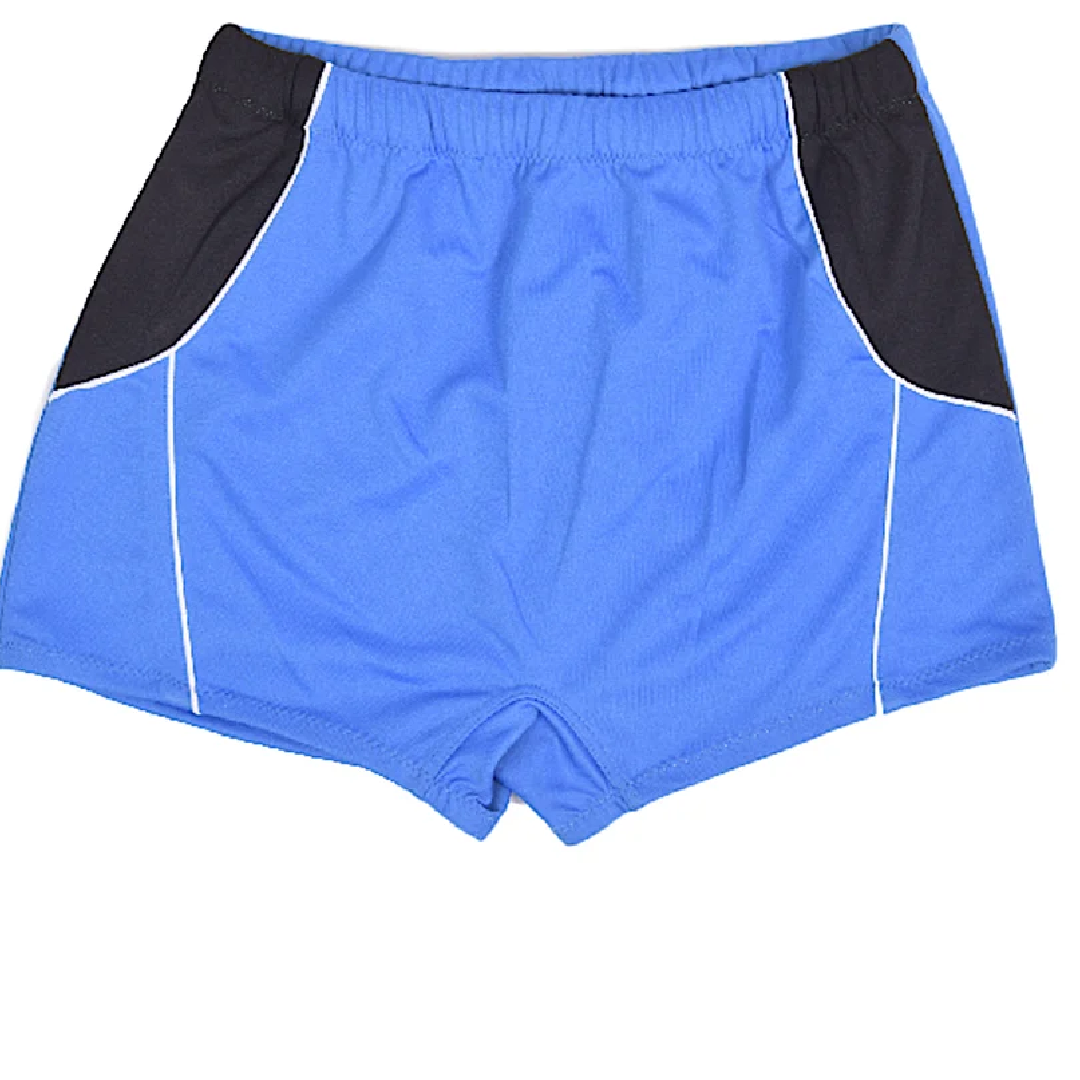 Men Cotton Medium Sky Blue Swimming Shorts