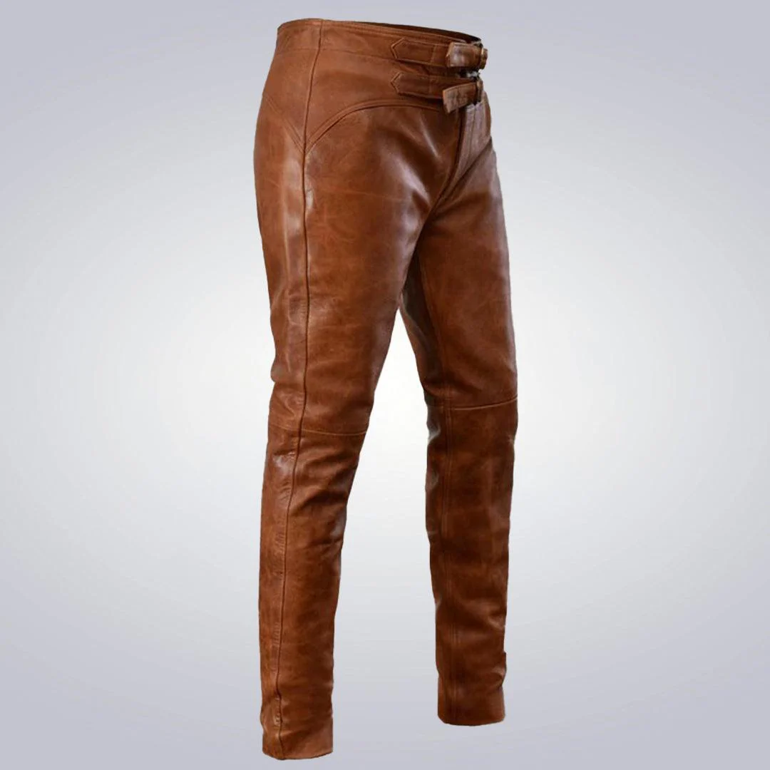 Genuine Leather Trousers For Men And Women