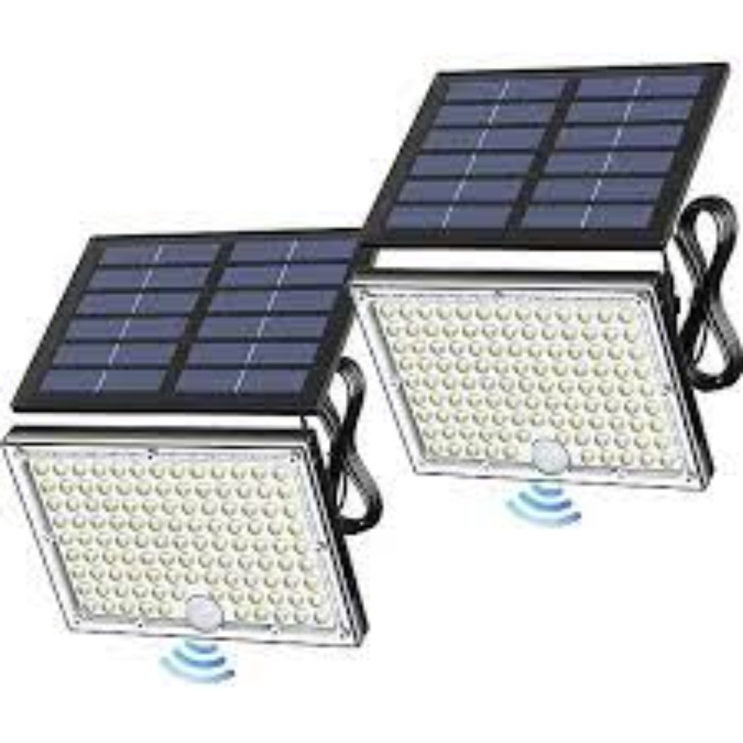 Outdoor Solar Flood Lights With Motion Sensor Feature