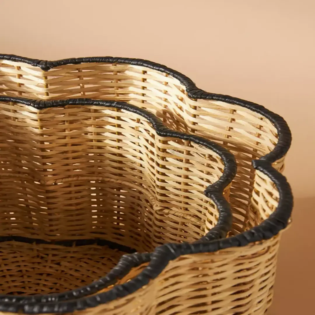 Rattan Laundry Basket – Bamboo Storage Bin | US Outlying Islands Supplier