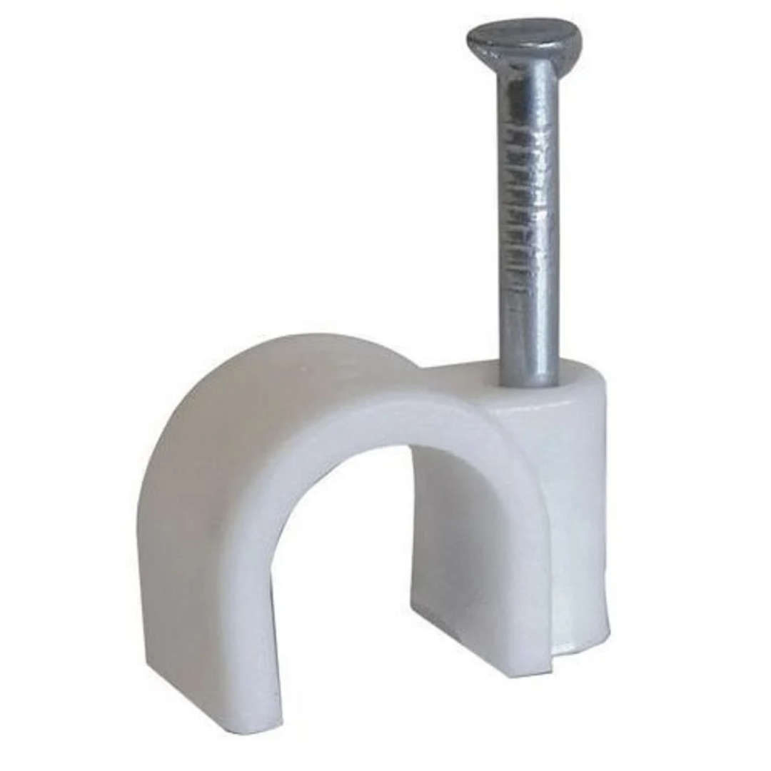 White 7mm TyClip Cable Clip, Packaging Size: 1000 pieces/packet