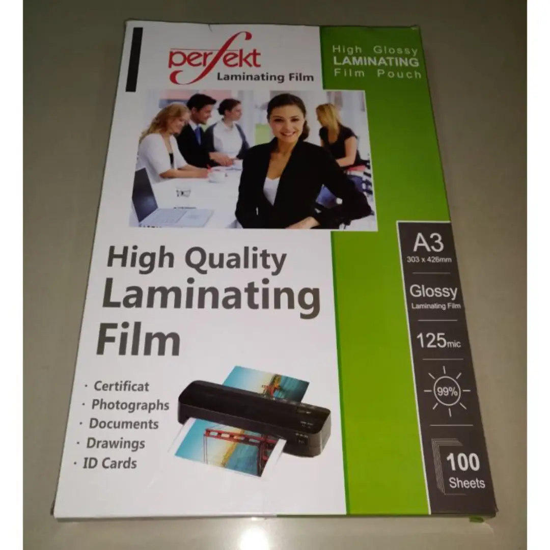 A3 Laminating Pouches 125 Micron UAE Office Supply