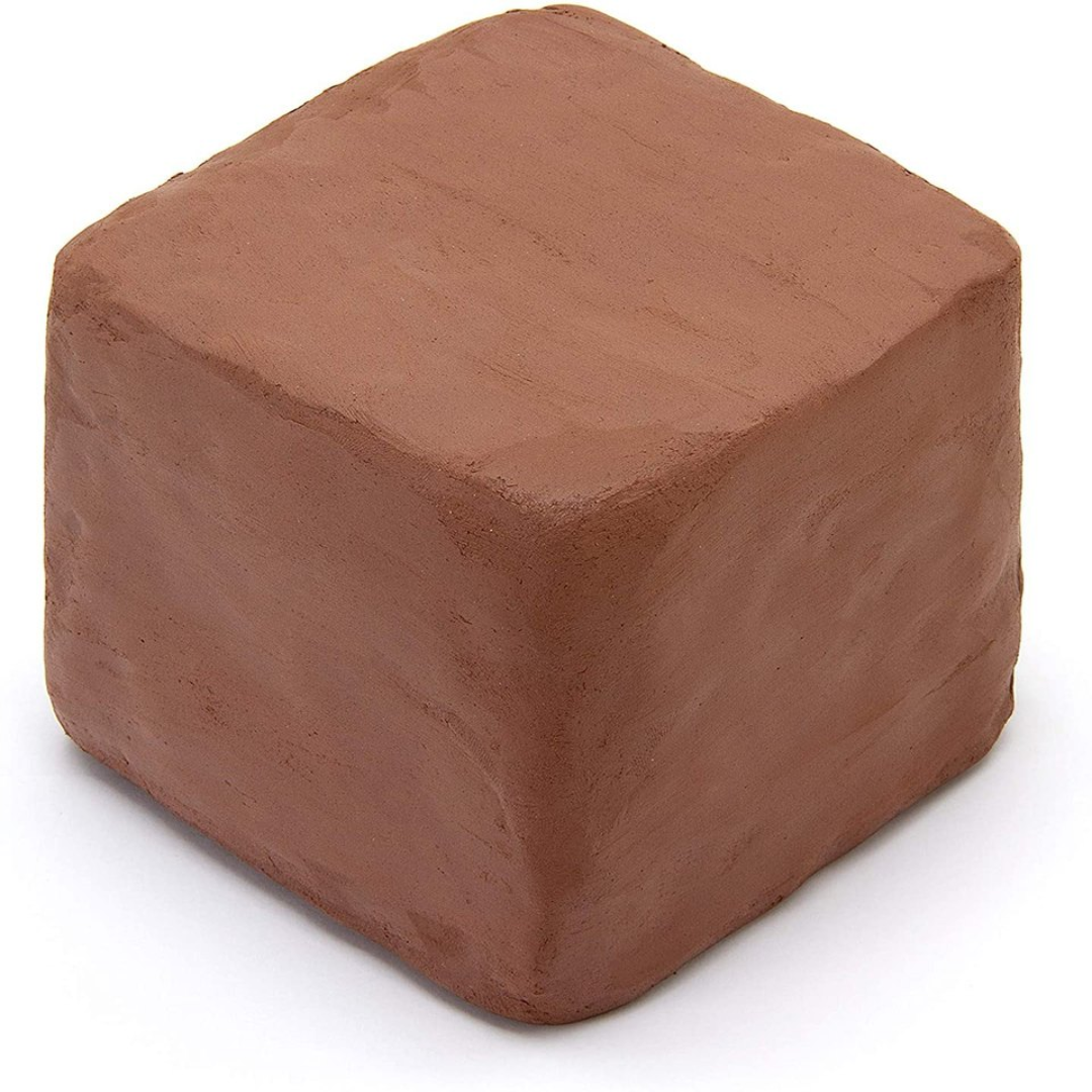 Solid Brown Terracotta Pottery Clay