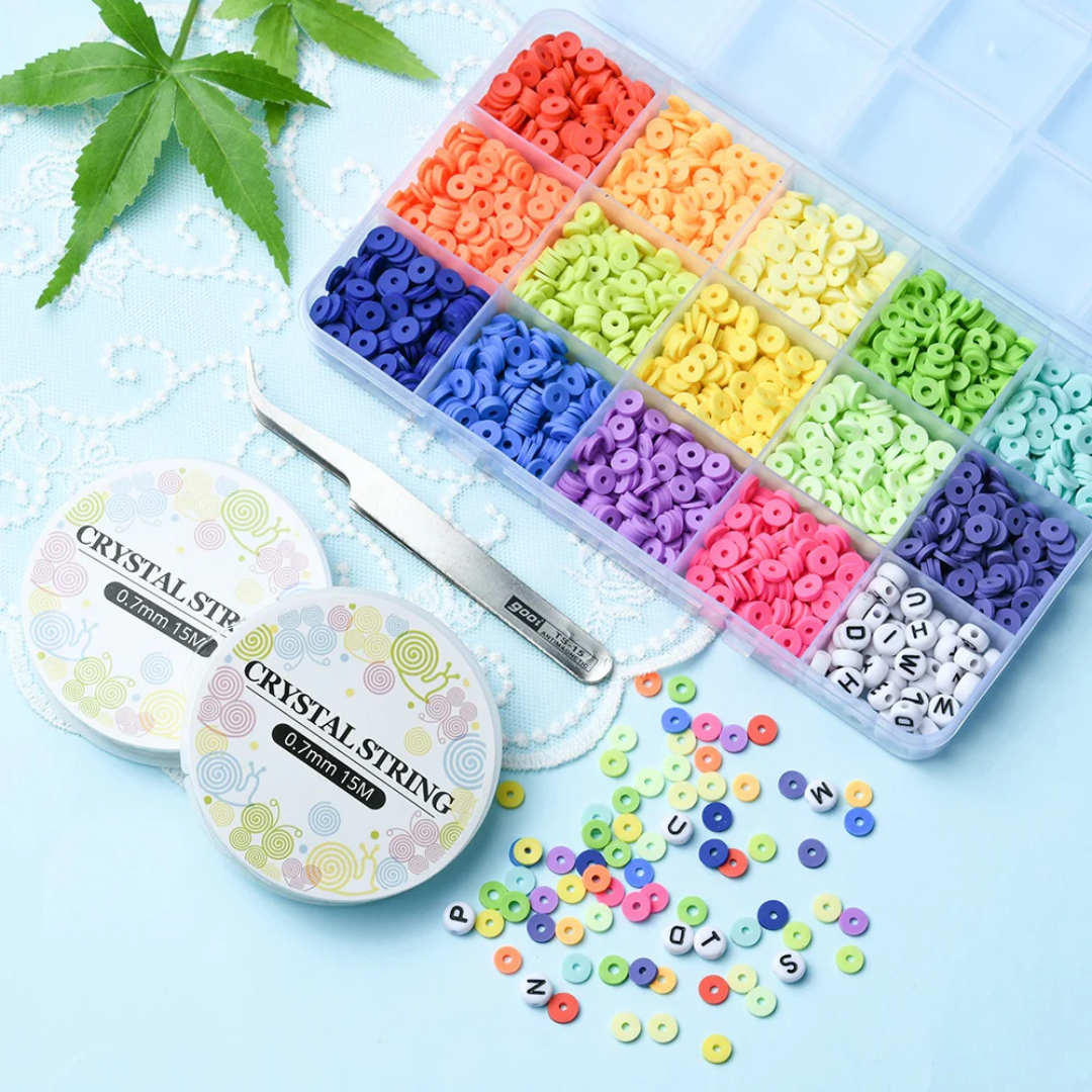 DIY Heishi Word Bracelet Jewelry Making Kit