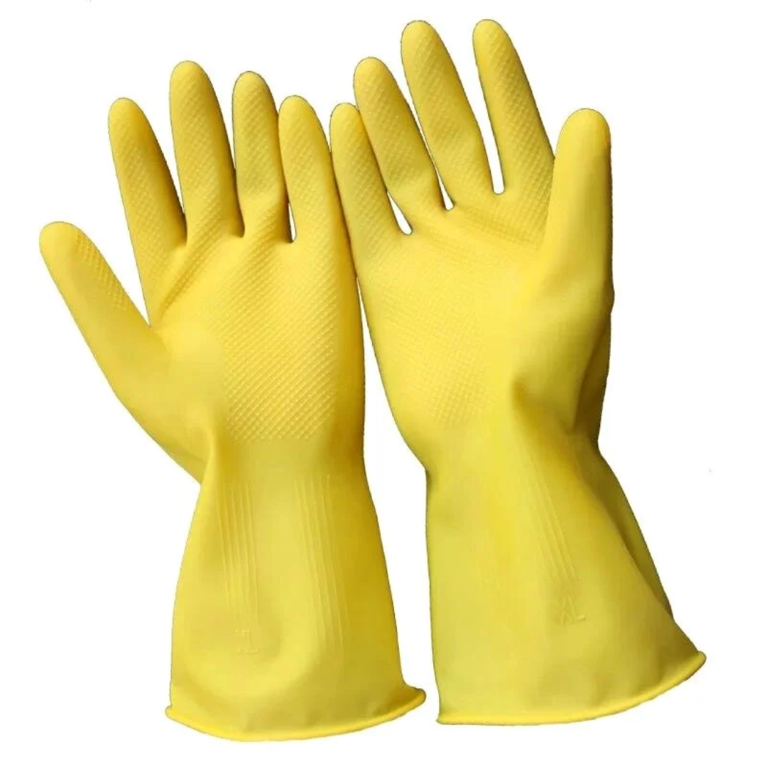 Garden Hand Gloves, Size: Large, Rubber