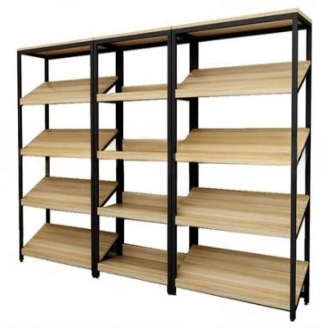 Wooden Modular Shelving Retail Display Vietnam