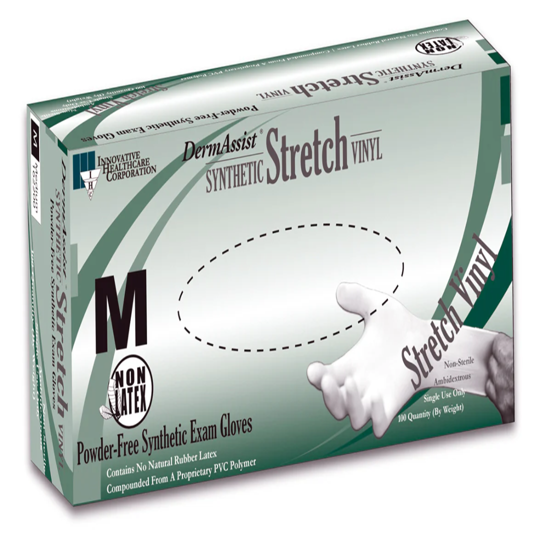 DermAssist Vinyl Exam Gloves Reliable Medical Supply USA