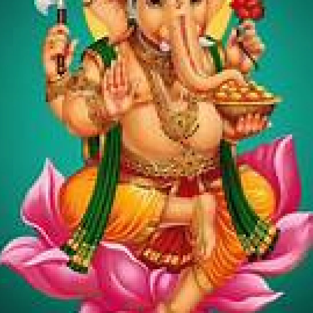 Stunning Glossy 3D Ganesha Ceramic Wall Tile for Your Home