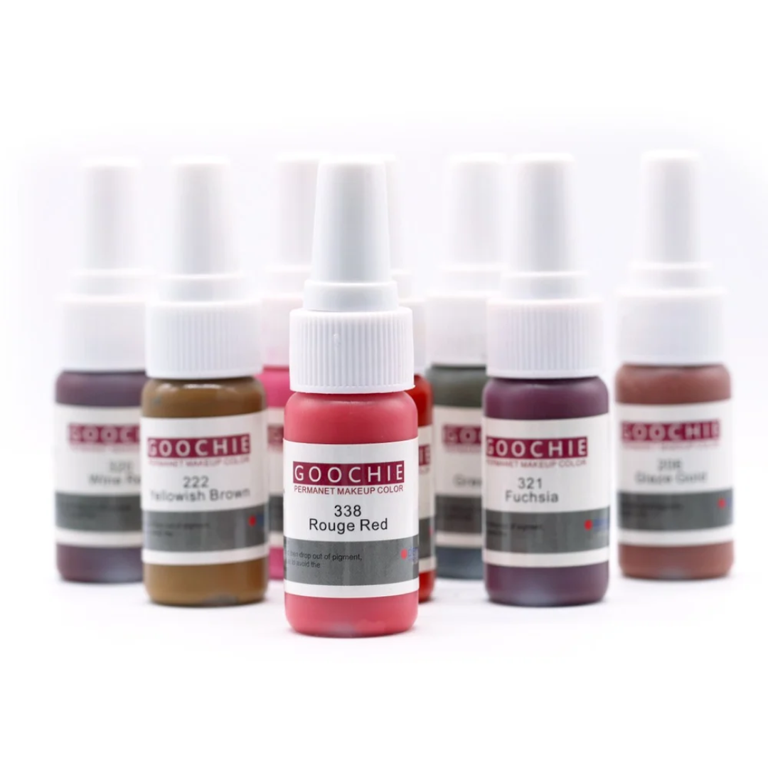 Goochie Permanent Makeup Colors Long-Lasting