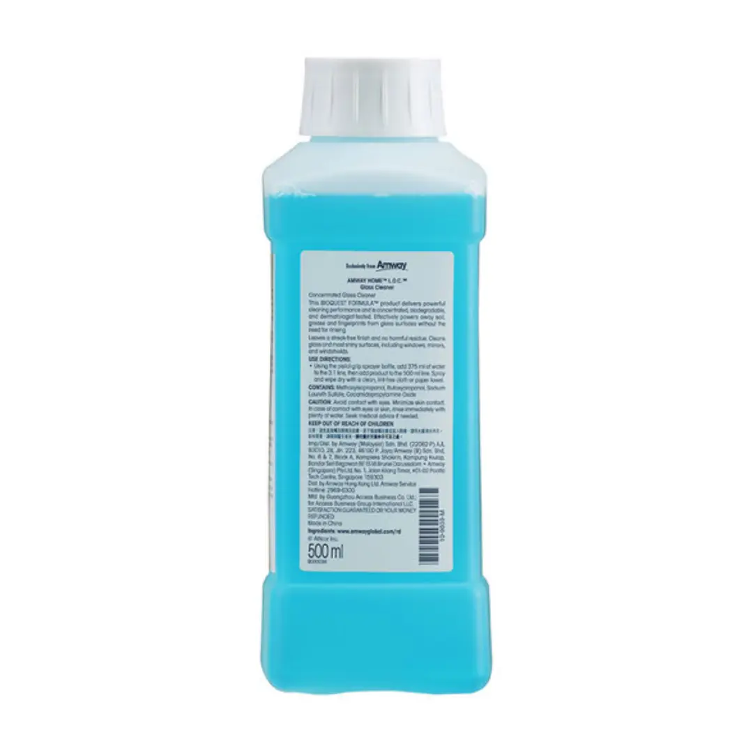 L.O.C. Glass Cleaner 500ml – Streak-Free Shine | Malaysia Cleaning Product