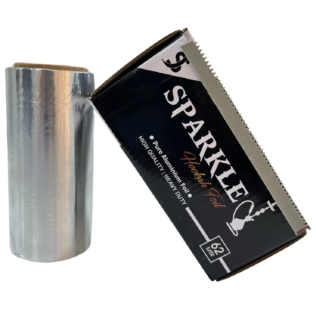 Silver Plain Hookah Aluminium Foil, 72 Meters