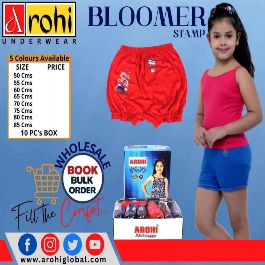 Soft & Comfortable Girls Cotton Bloomer for Everyday Wear