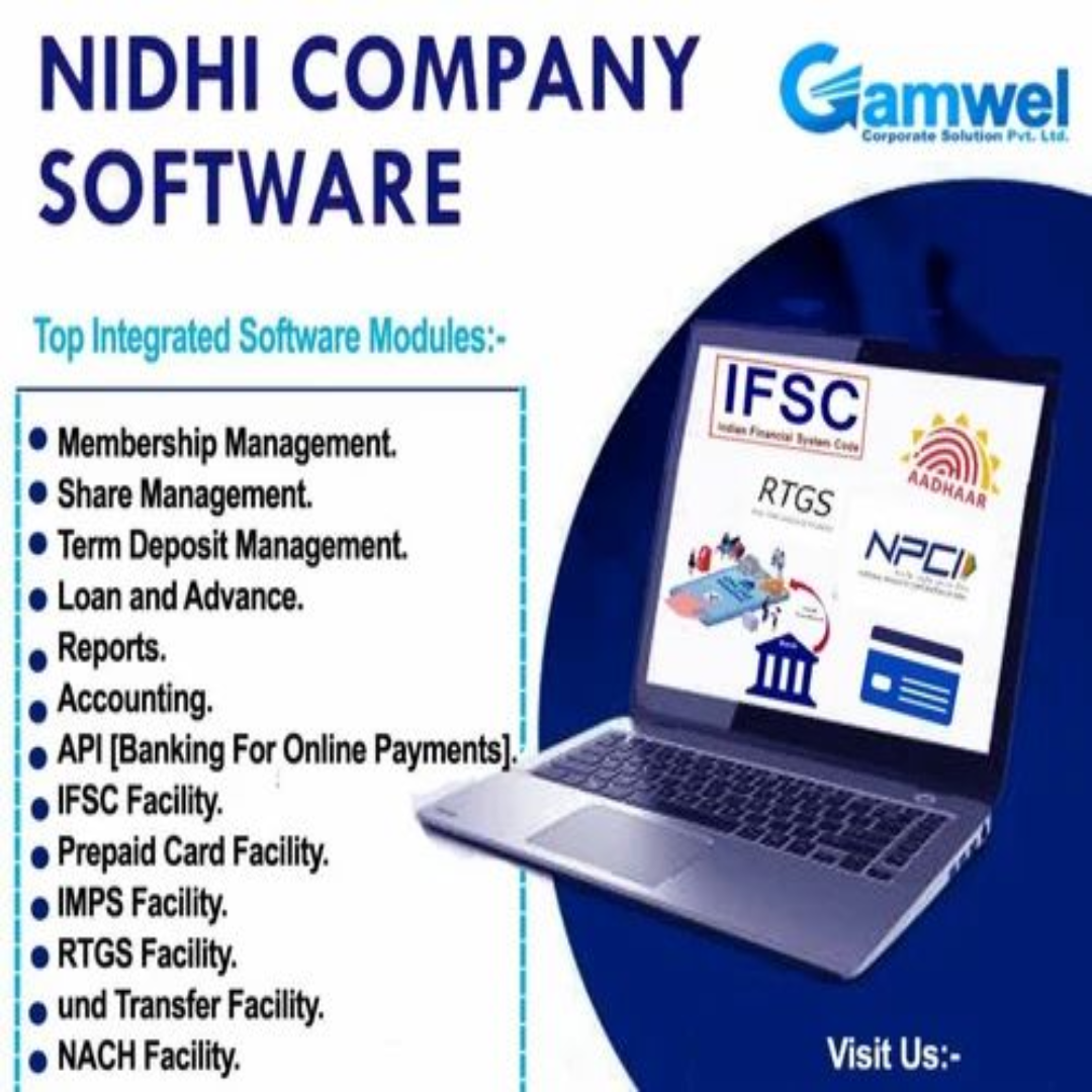 Online/Cloud-based Advance Storage Nidhi Company Software, Free demo Available