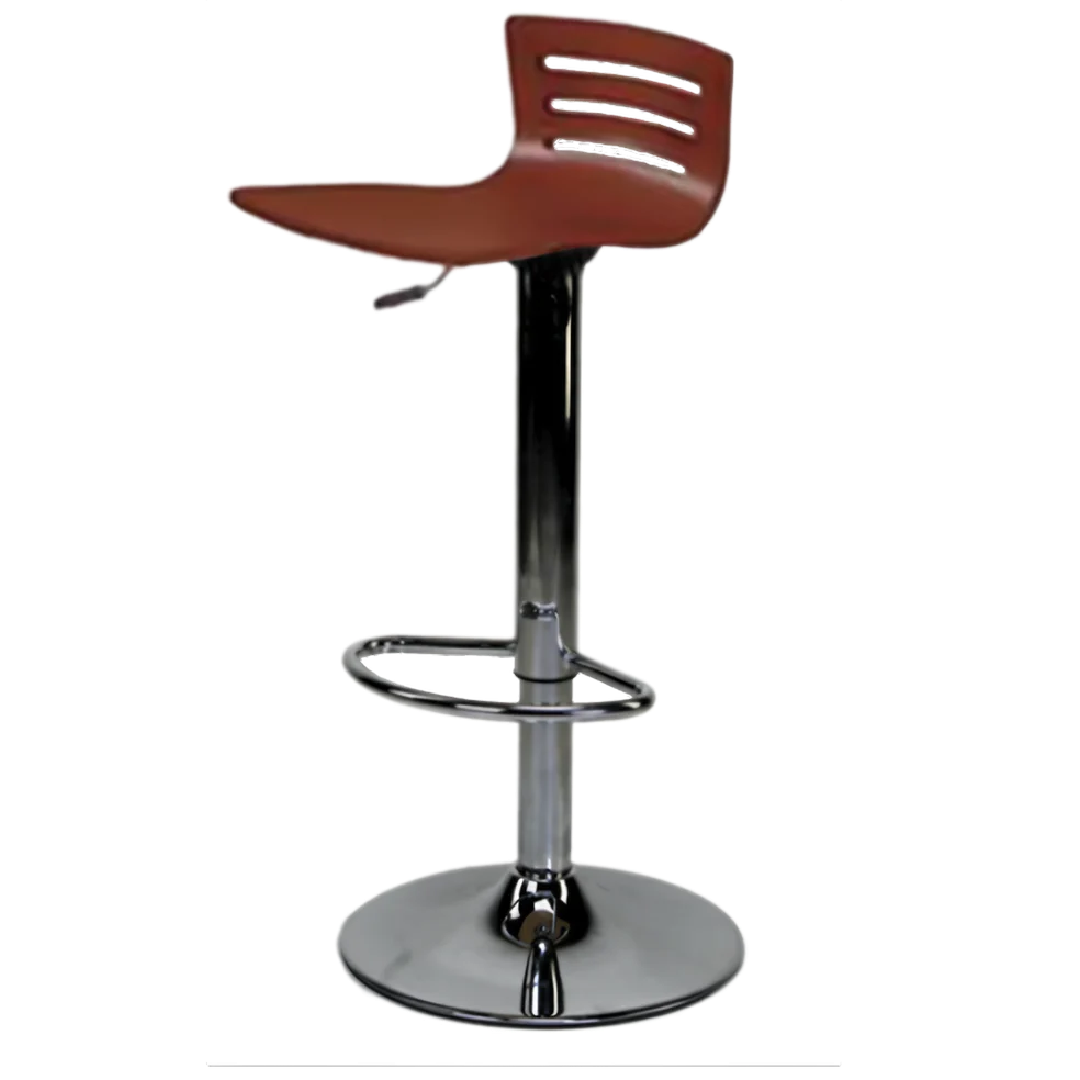 Wood Stainless Steel Bar Stool Chair