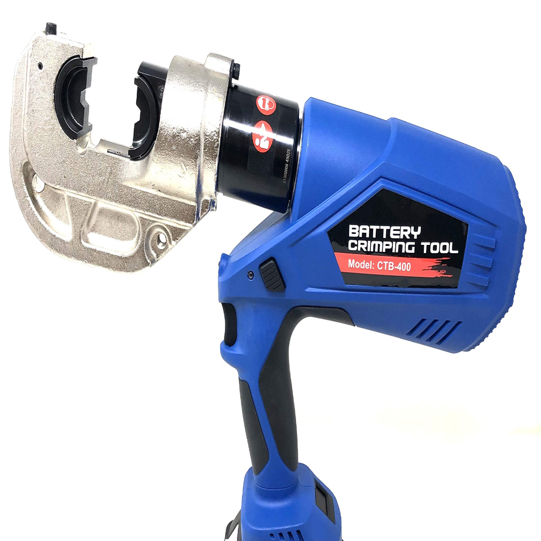 Jupiter 400 Battery Powered Crimping Tool, 9 Inch, Crimping Capacity: 10 To 400