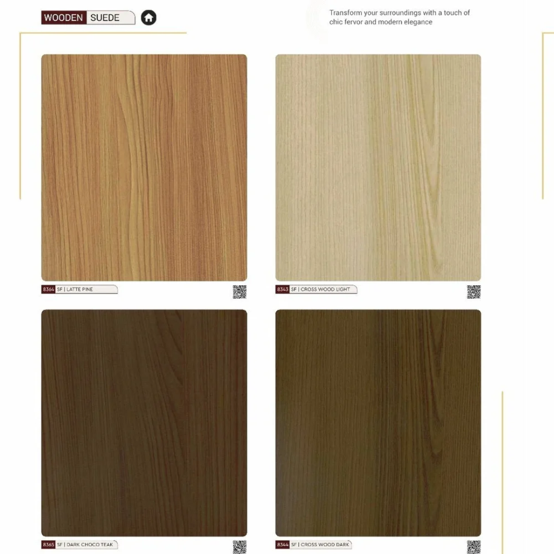 1mm Suede Finish Wooden Laminate Flooring Sheet