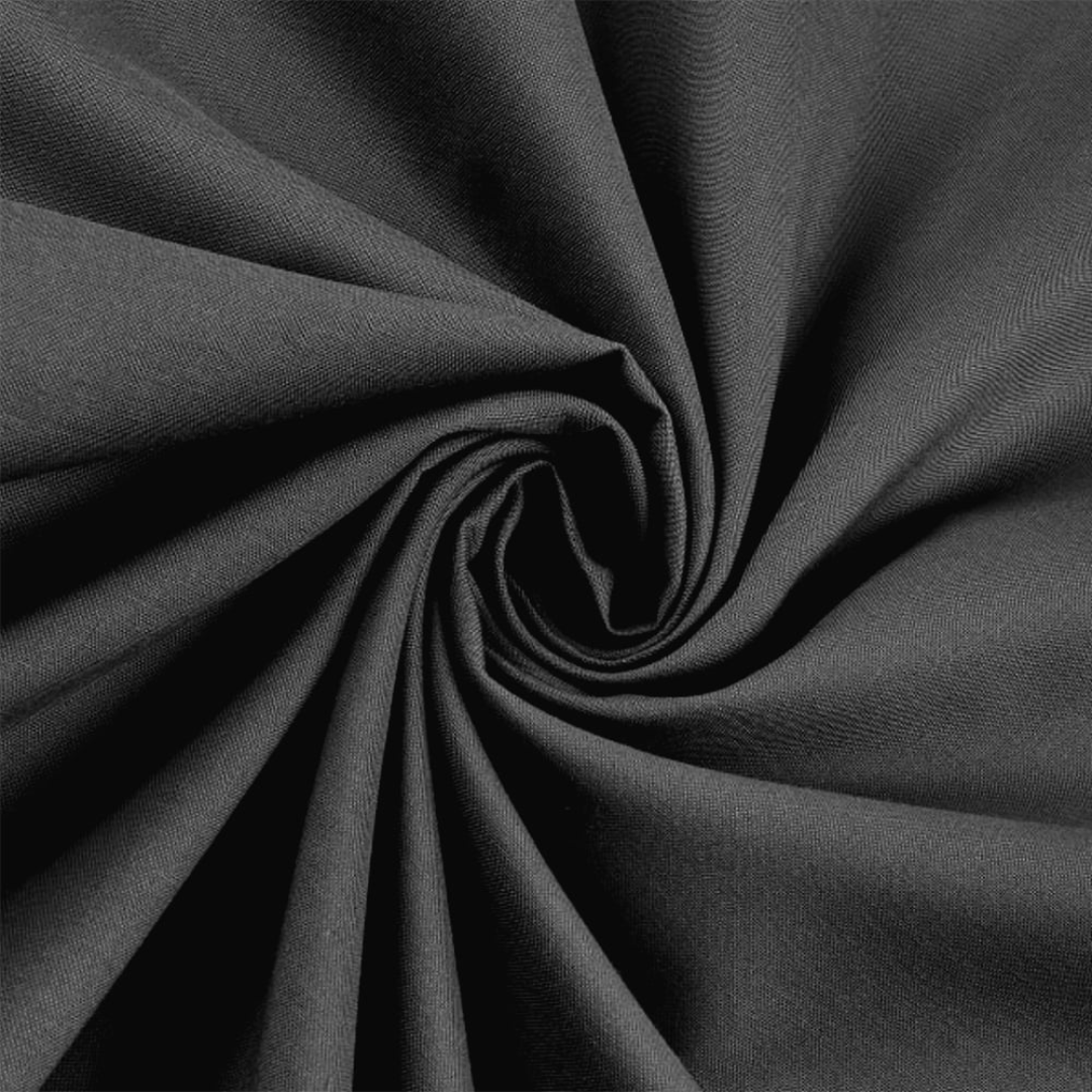 Fiber Black Twill Fabric – Durable, Soft & Stylish