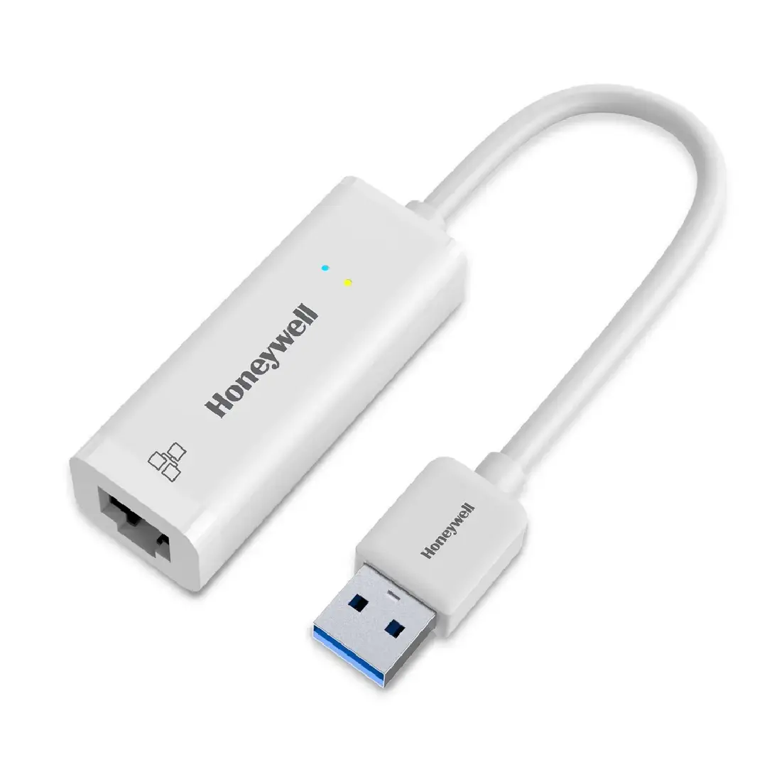White USB 3.1 to Gigabit Ethernet Adapter Fast and Reliable Connectivity