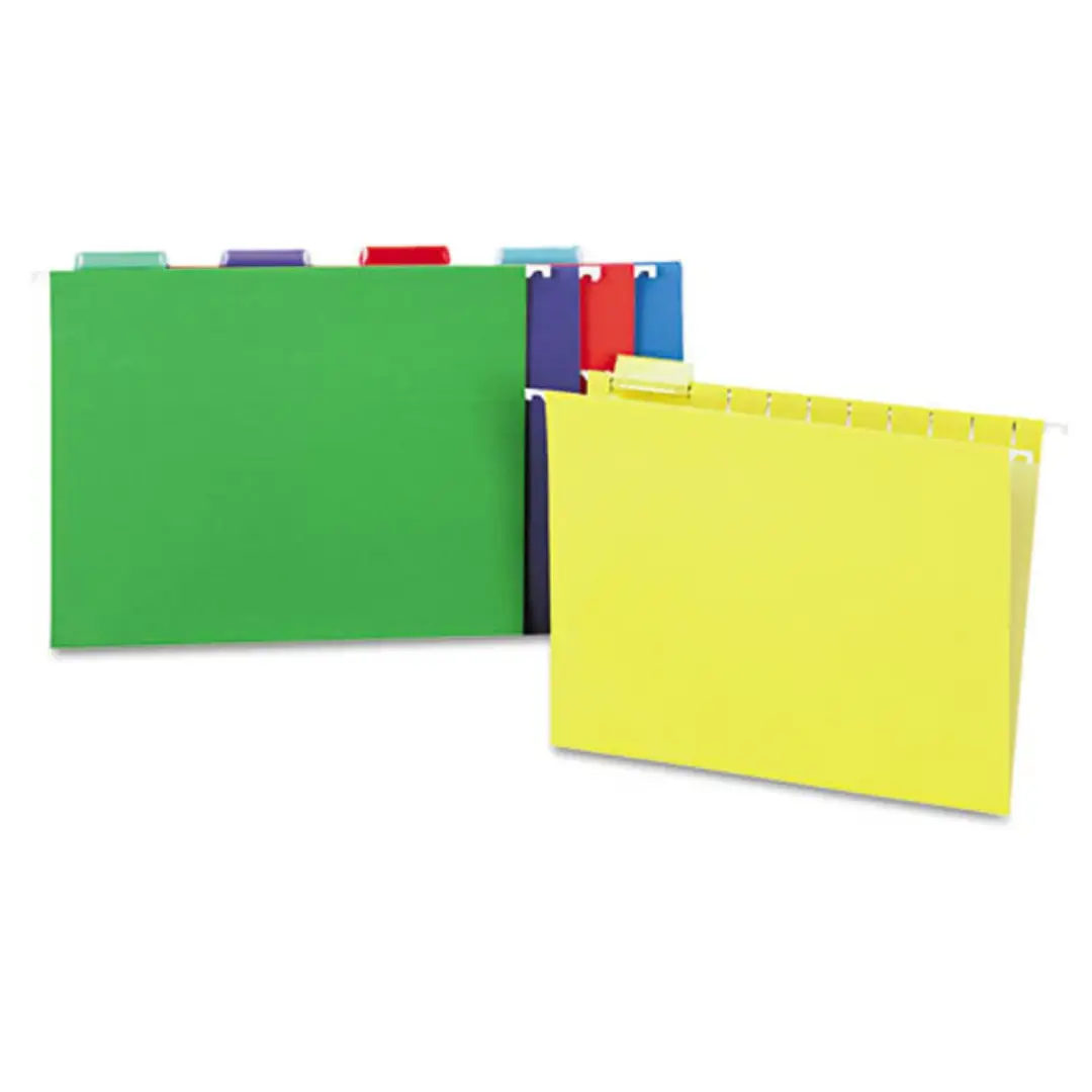 Bright Hanging File Folders 5th-Cut 25 Box USA