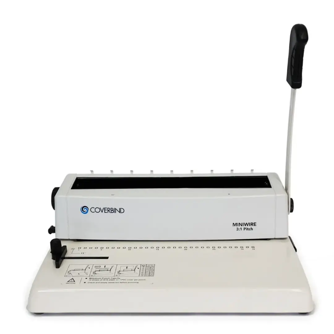MINIWIRE 3:1 Wire Bind Machine Manual Use USA