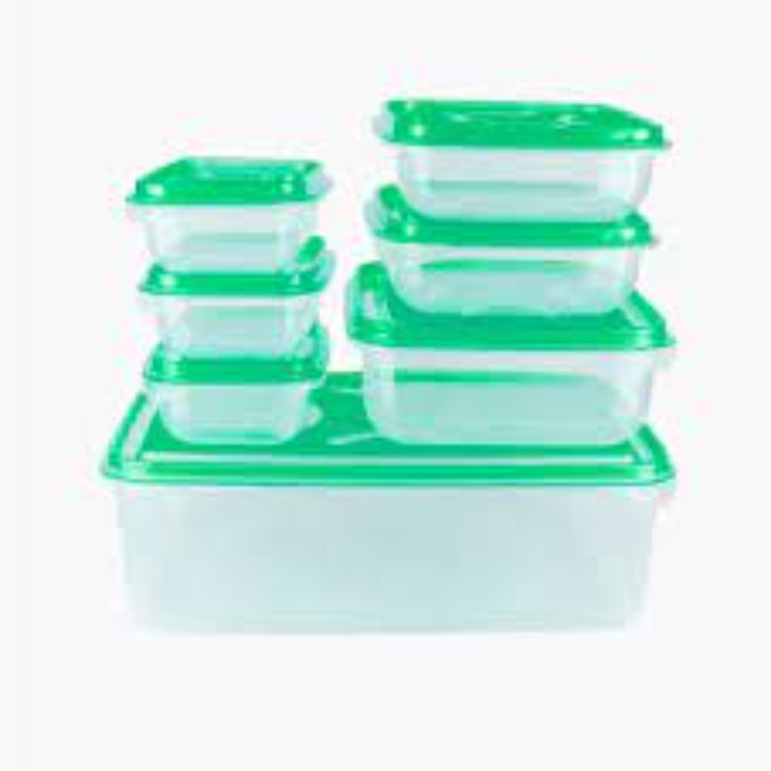 BPA Free Plastic Food Storage Containers Set