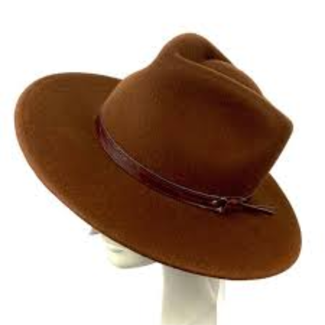 Luxury Leather Fedoras For Men And Women
