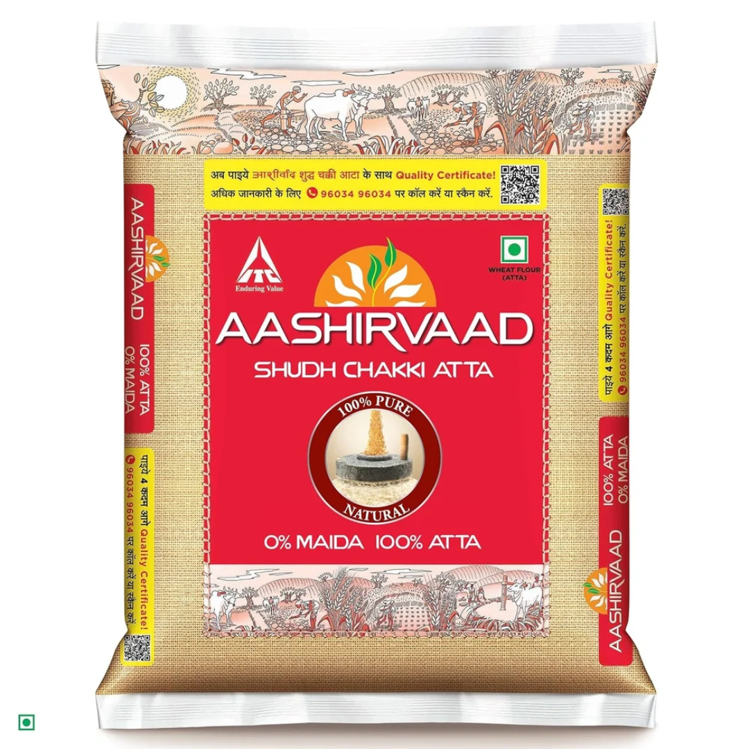  Wholesale Supplier of Aashirvaad Shudh Chakki Wheat Flour, 10Kg