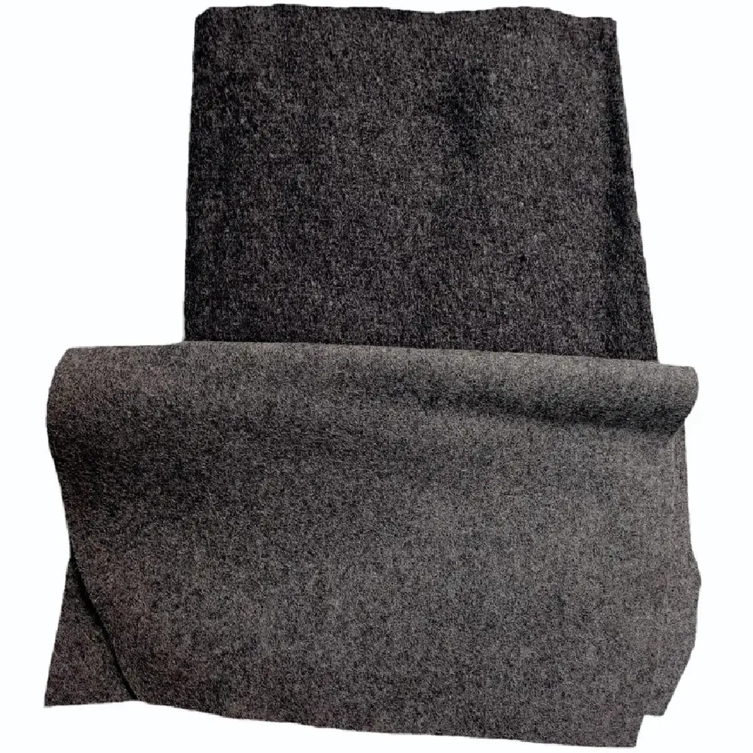 Gray Wool Tweed Fabric for Classic and Stylish Apparel