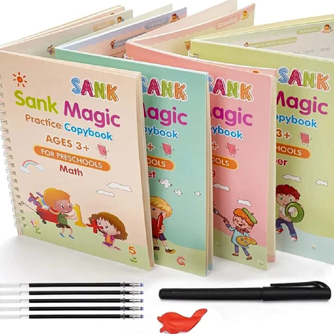 Sank Magic Practice Copybook - Reusable Handwriting Book 