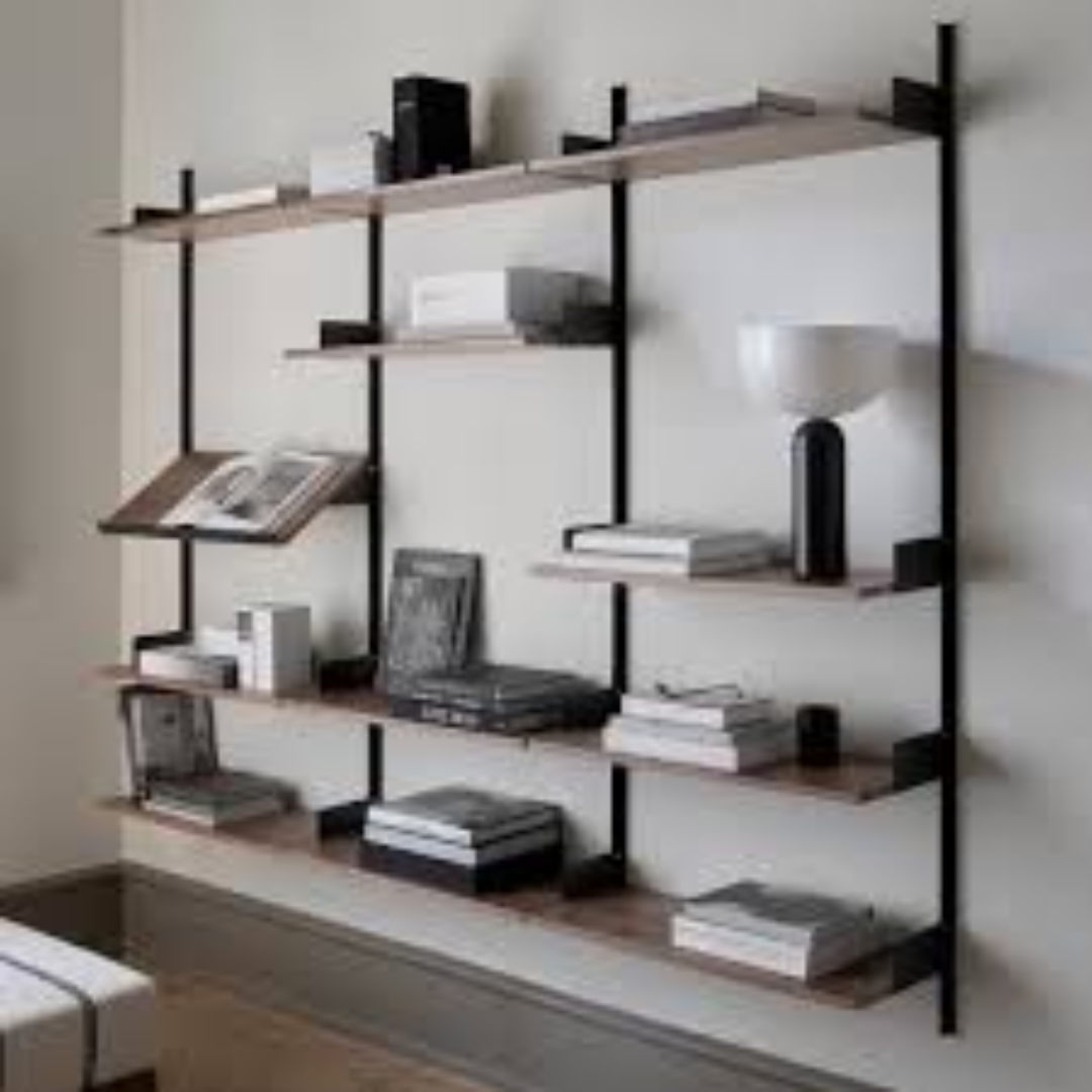 Modern Wooden Display Shelves for Retail