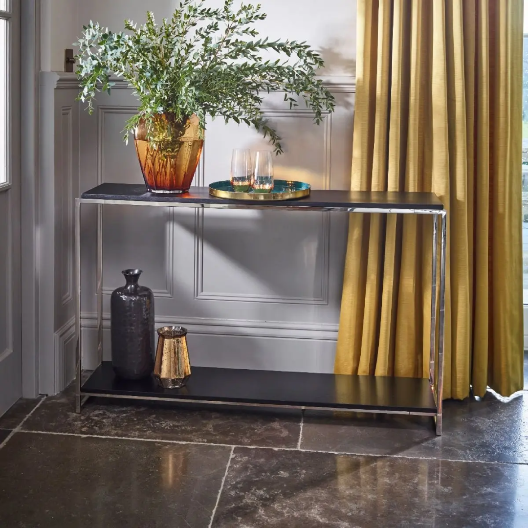 Federico Narrow Console Table Stylish Furniture UK
