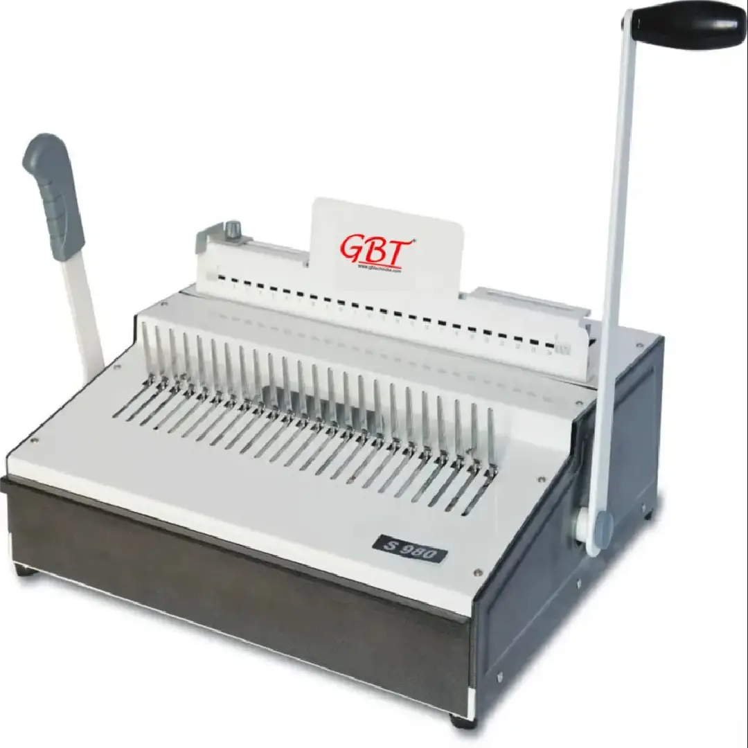 CB S-980 Comb Binding Machine - Professional Document Binding