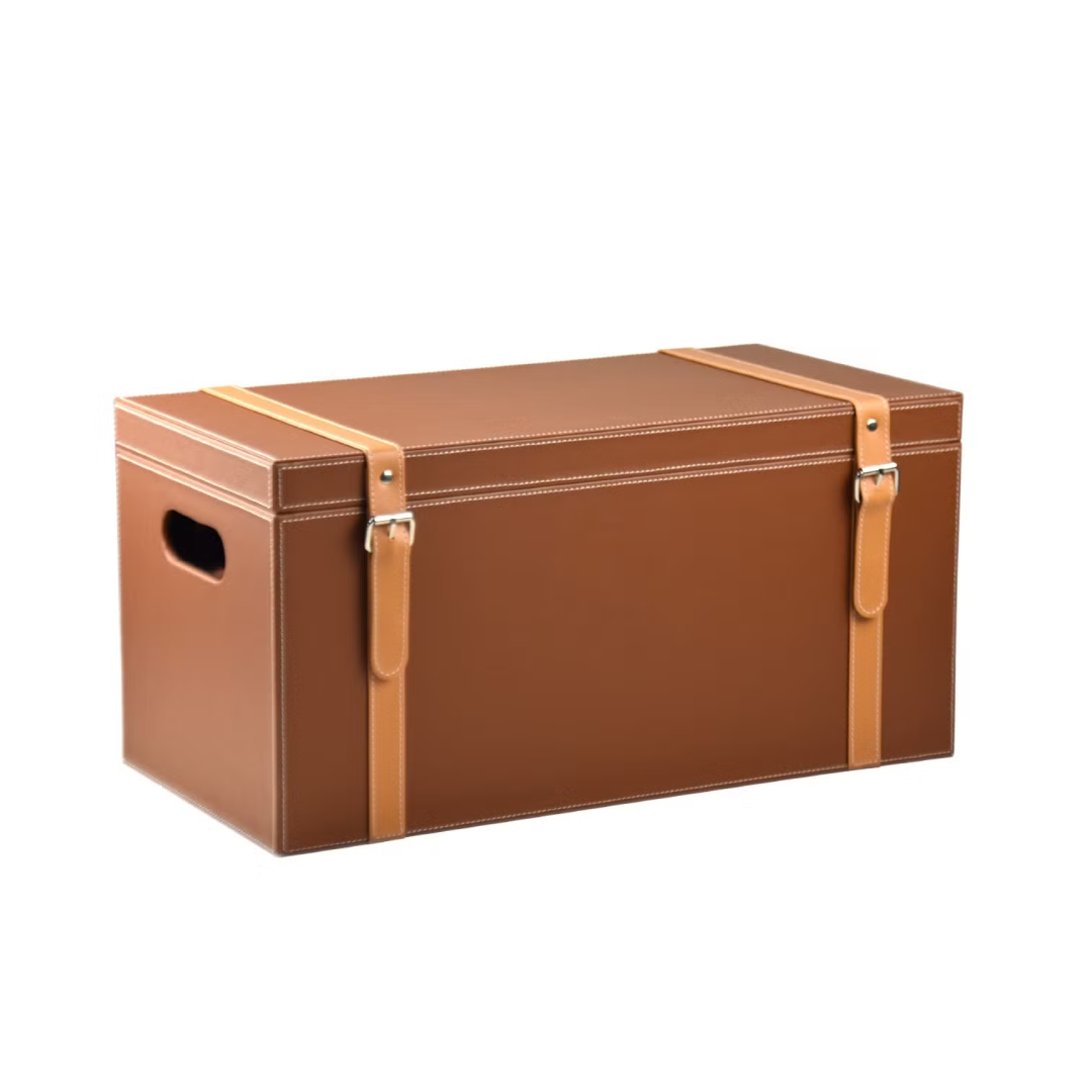 Leather Storage Boxes With Compartments