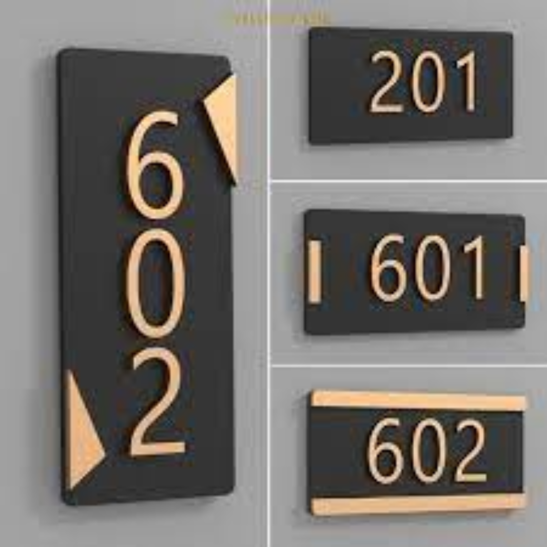 Engraved Room Number Plates Wholesale Supplier