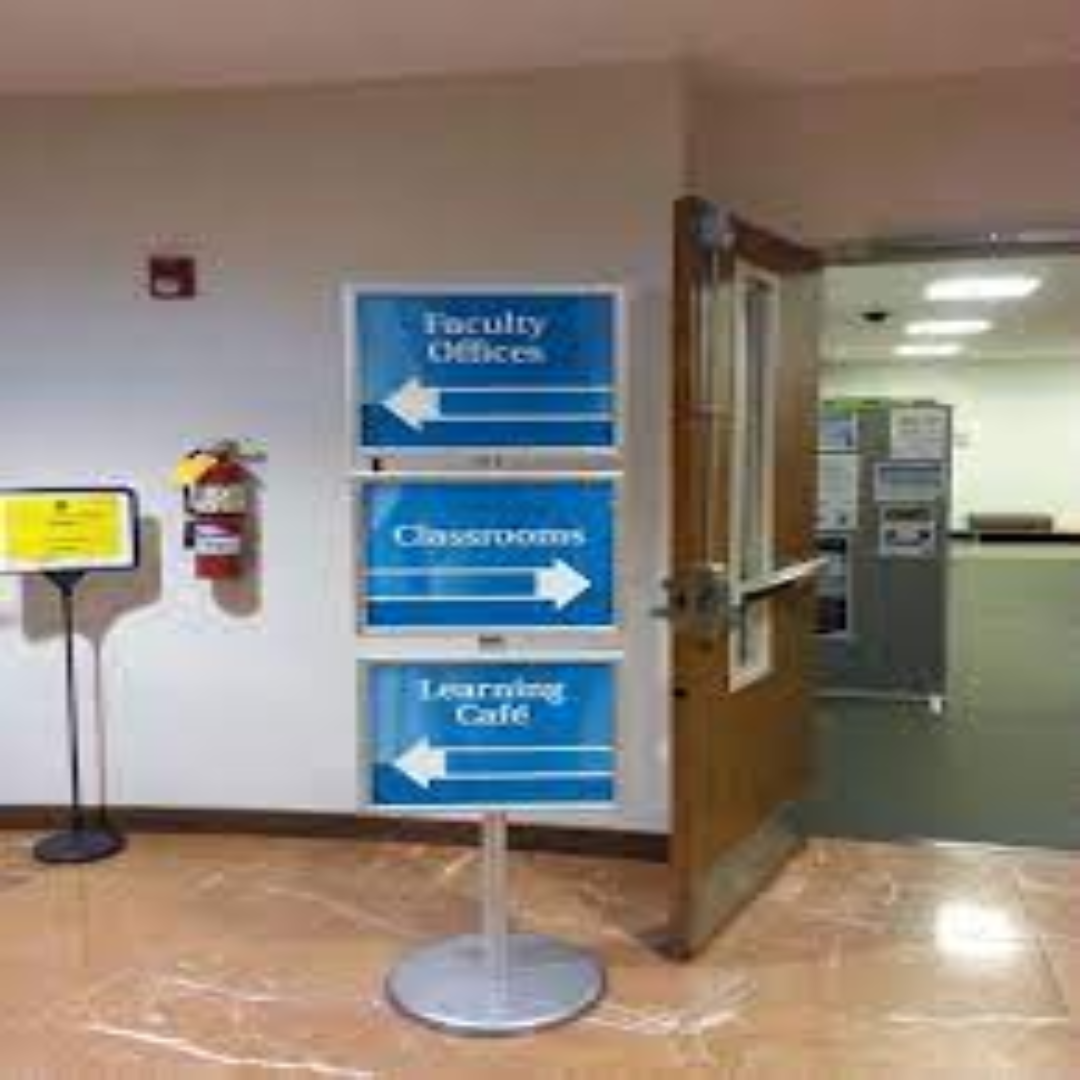 Clear Directional Signage for Commercial Spaces