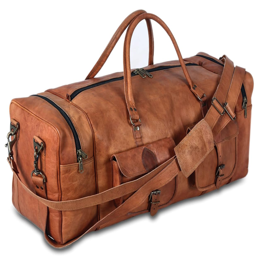 Luxury Leather Duffel Bags For Travel