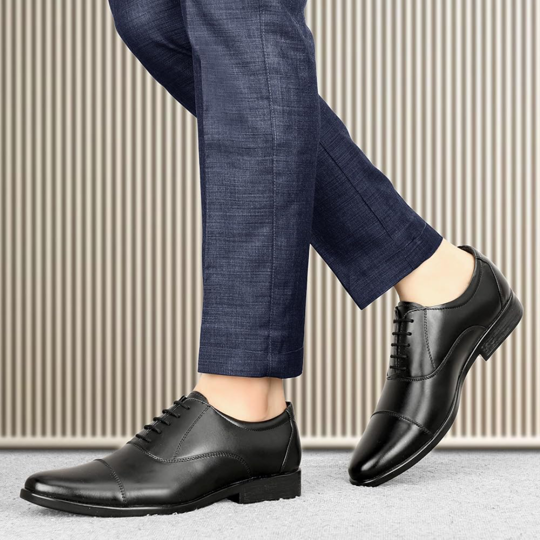 Classic Leather Formal Shoes For Office Wear