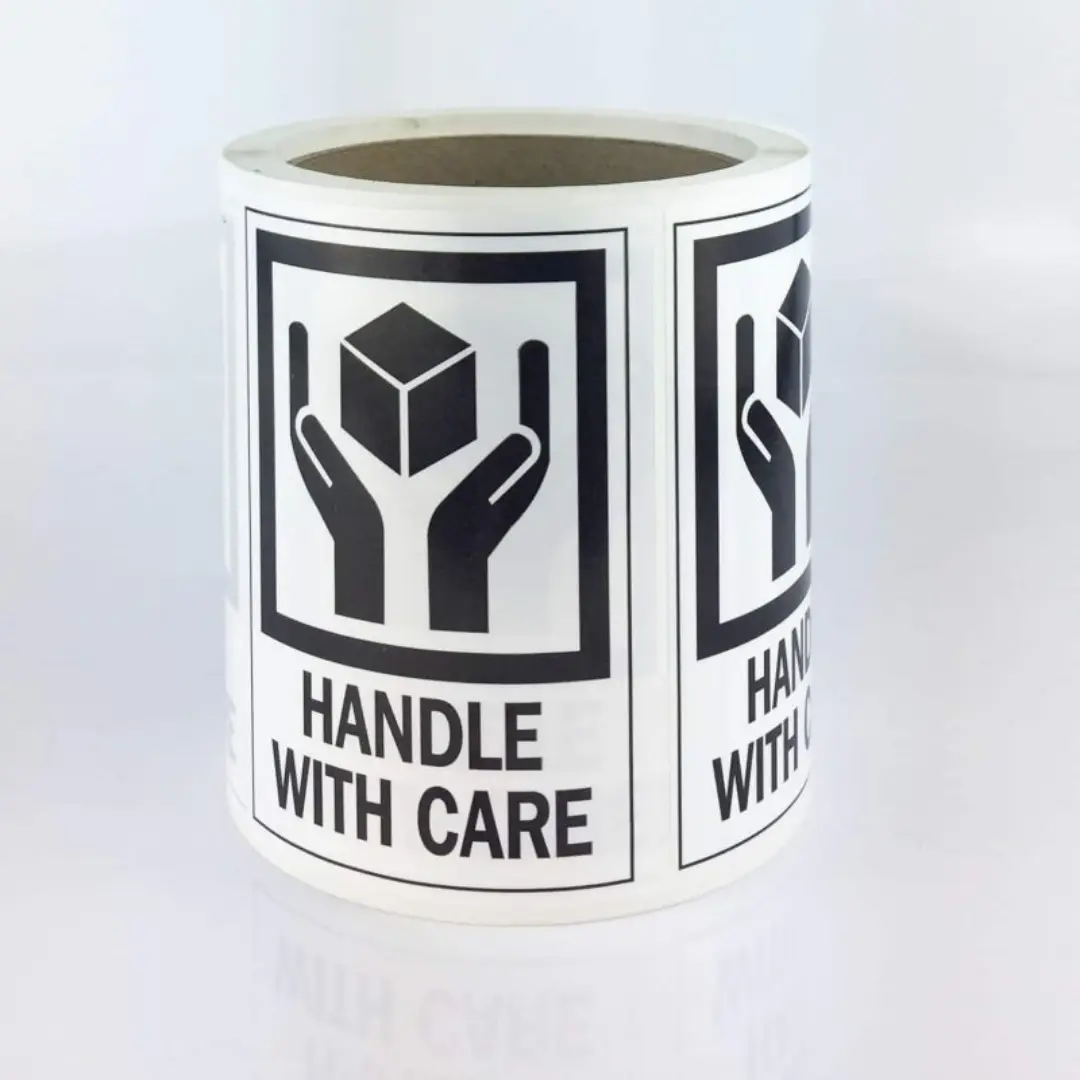 Handle With Care Labels UK Fragile Shipping Supply