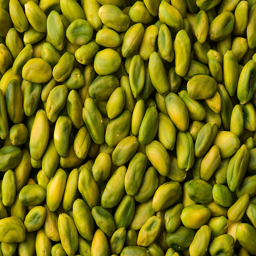 Green Kernel And Peeled Pistachio For Snacking