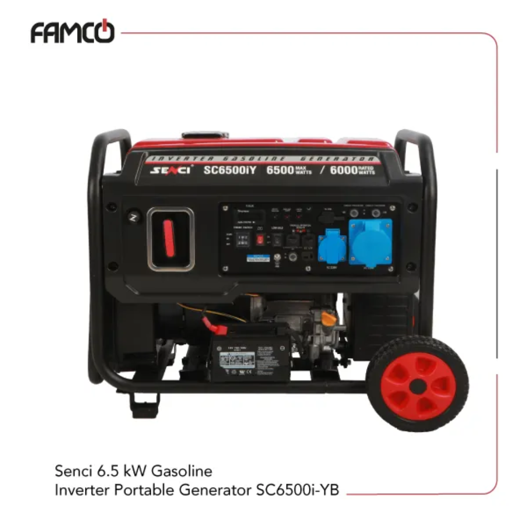 Senci SC6500i-YB Inverter Generator for Clean Stable Output