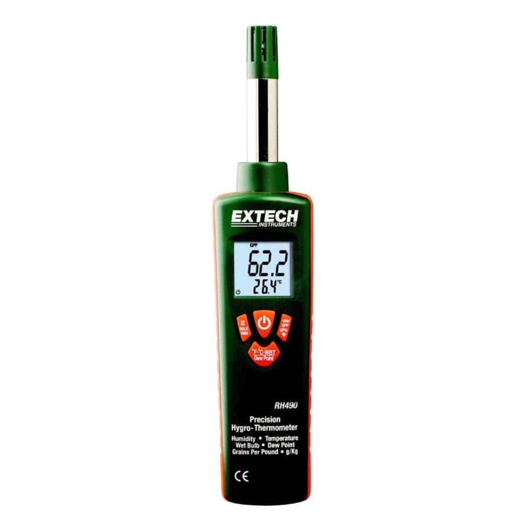Extech RH490 Meter for Precise Temperature and Humidity Data