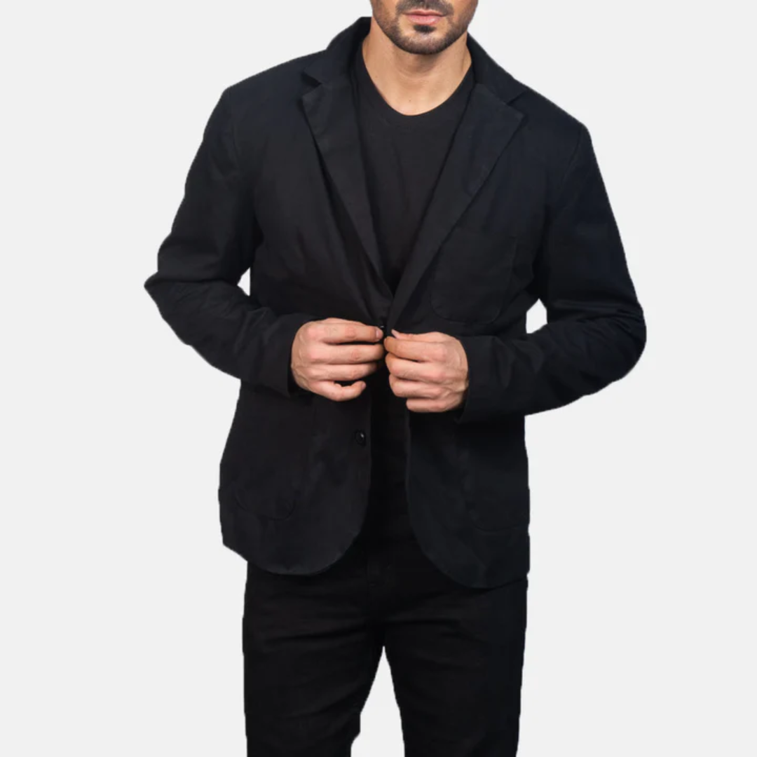 Borges Classic Black Blazer – Premium Outerwear Supplier | UAE